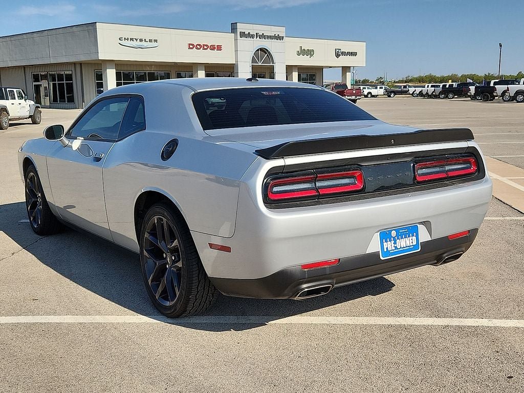 Certified 2023 Dodge Challenger SXT w/ Blacktop Package RWD image 3
