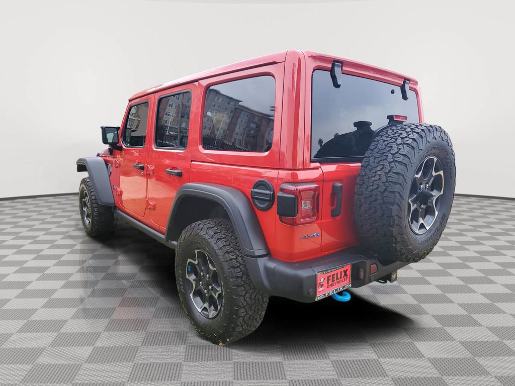 Used 2022 Jeep Wrangler Unlimited Rubicon 4xe w/ Steel Bumper Group image 4