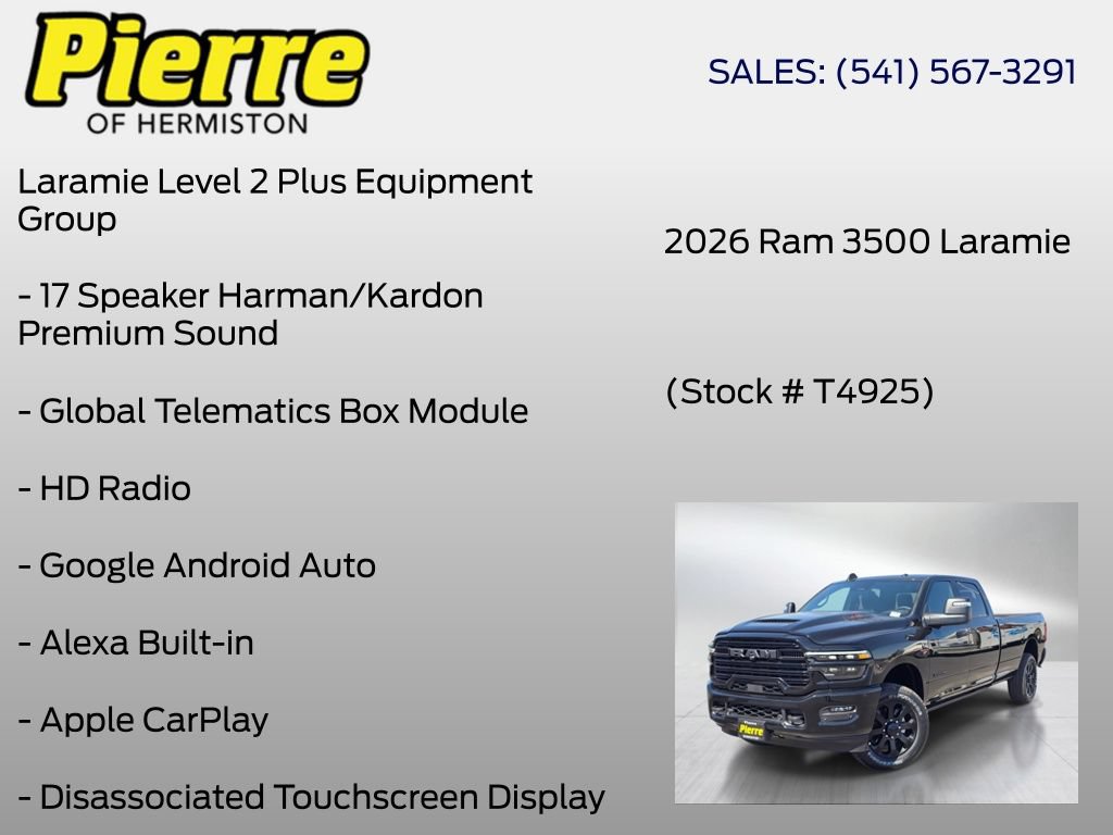 New 2026 RAM 3500 Laramie AWD/4WD image 30