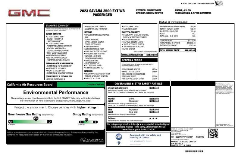 Used 2023 GMC Savana 3500 LS image 8