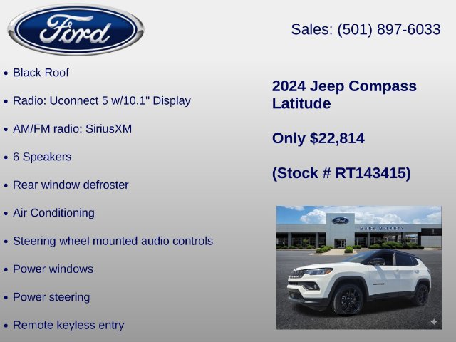 Used 2024 Jeep Compass Latitude w/ Altitude Special Edition AWD/4WD image 12