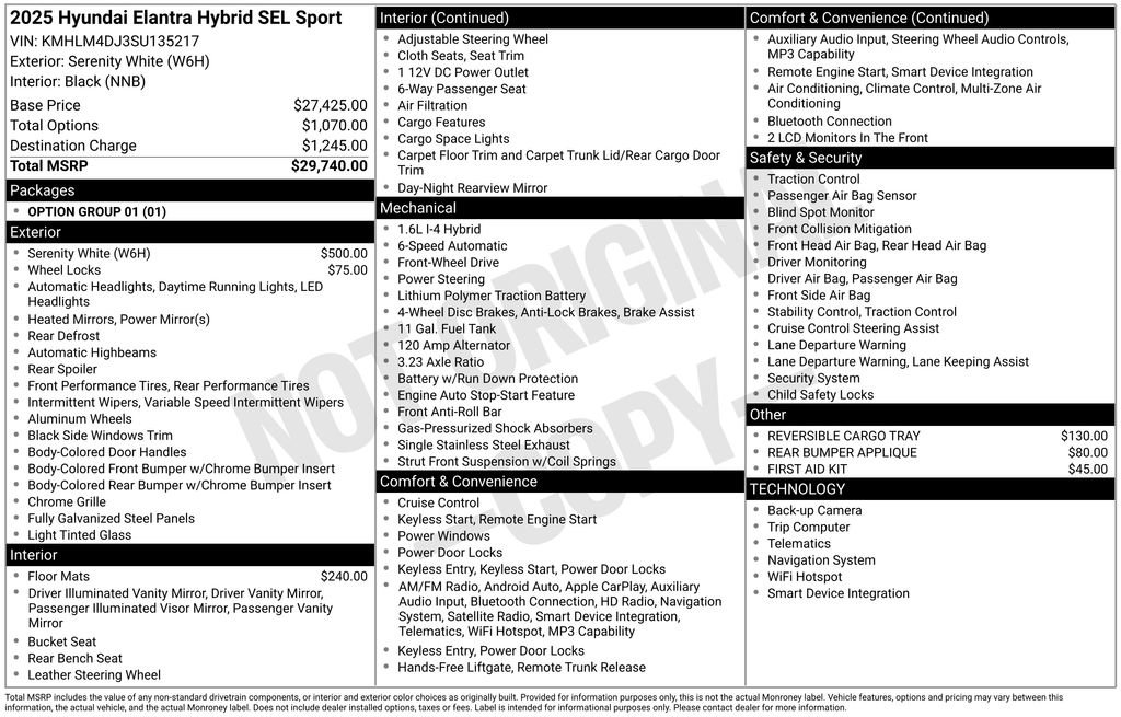 Used 2025 Hyundai Elantra SEL image 5