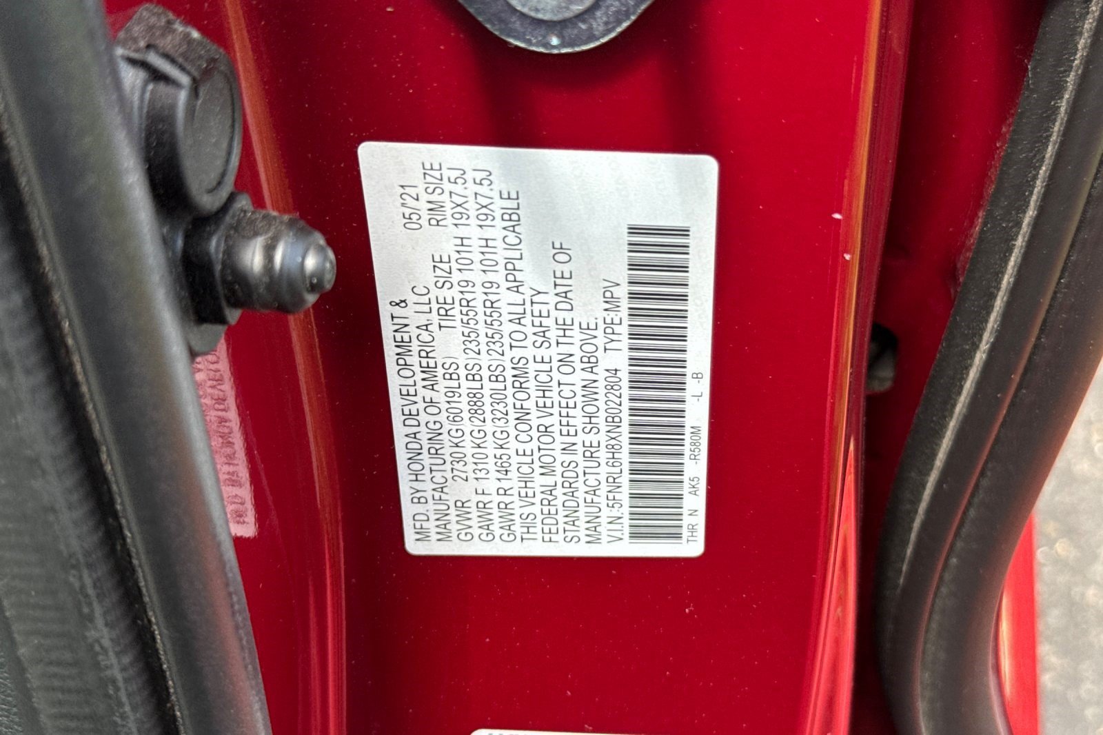 Used 2022 Honda Odyssey Touring image 31