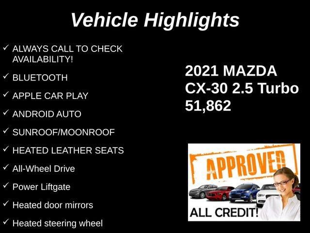 Used 2021 MAZDA CX-30 2.5 Turbo w/ Premium Plus Pkg AWD/4WD image 10