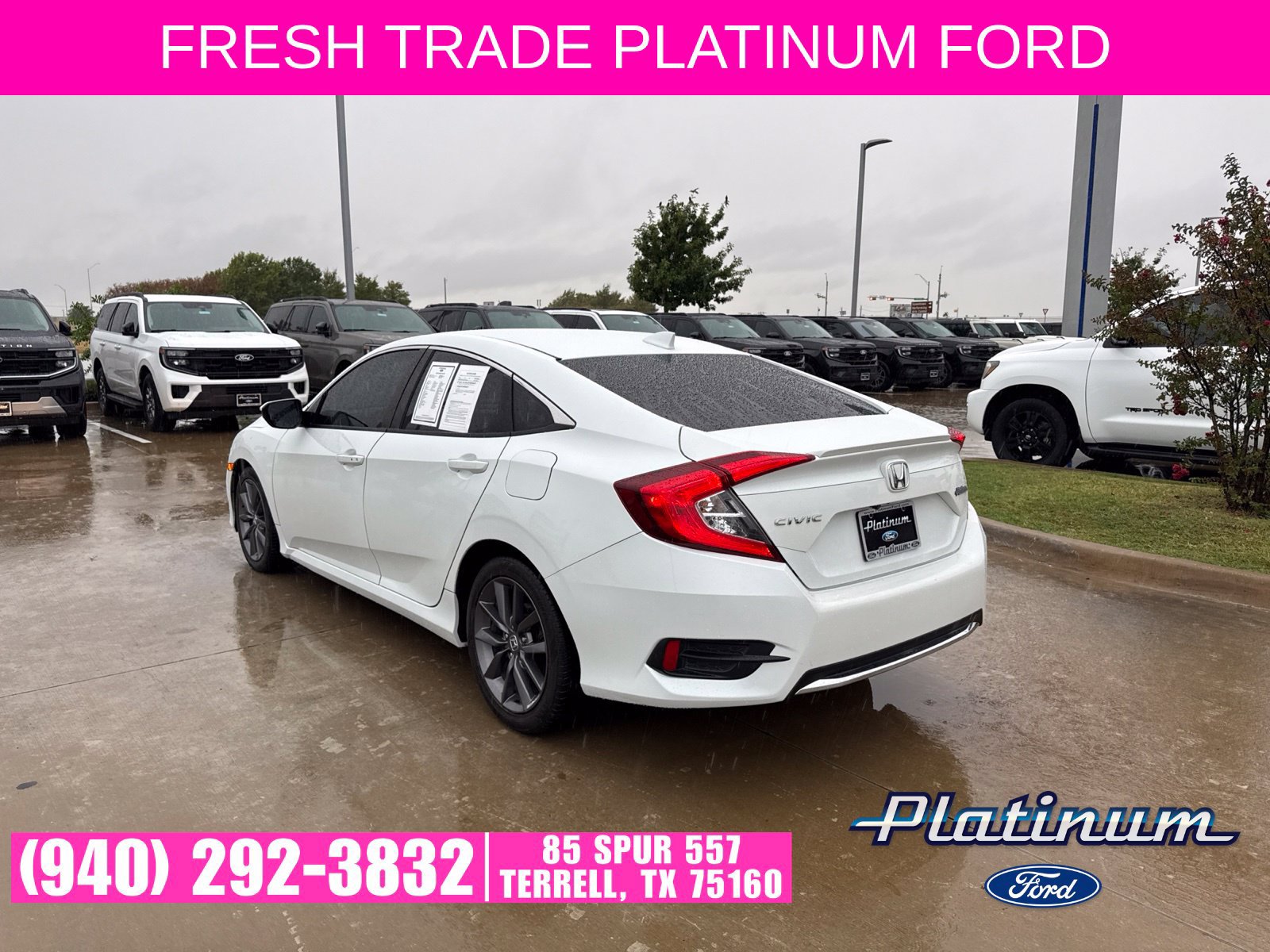 Used 2020 Honda Civic EX image 3