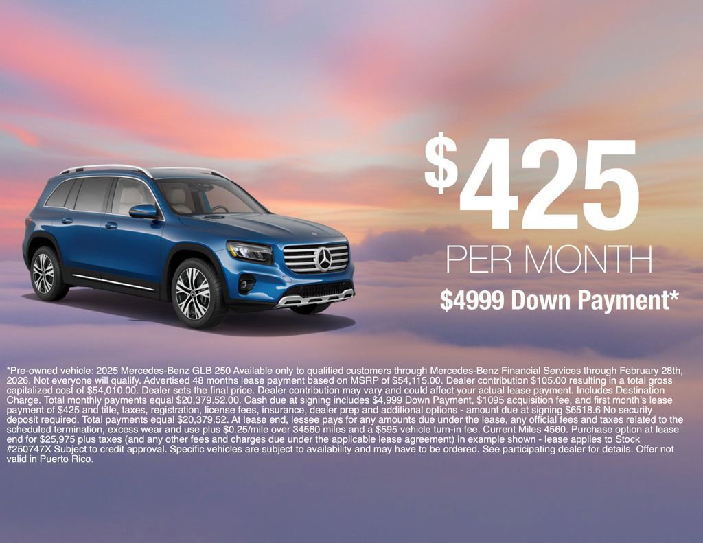 Certified 2025 Mercedes-Benz GLB 250 4MATIC image 3