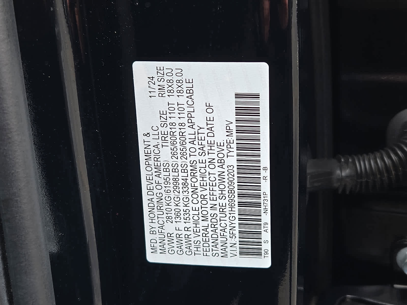 Certified 2025 Honda Pilot TrailSport image 28