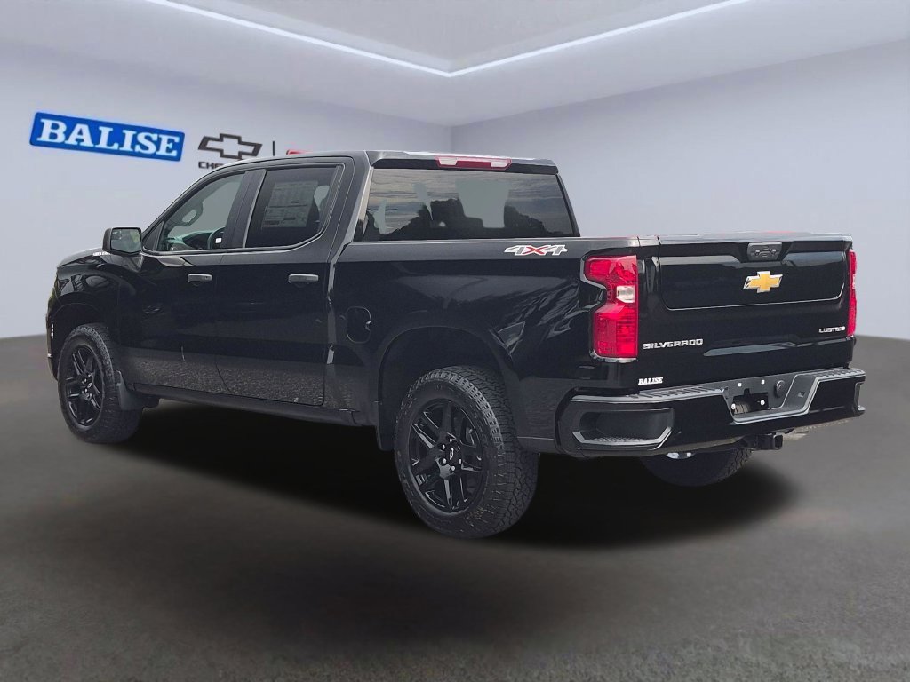 New 2026 Chevrolet Silverado 1500 Custom w/ Turbomax Blackout Package AWD/4WD image 5