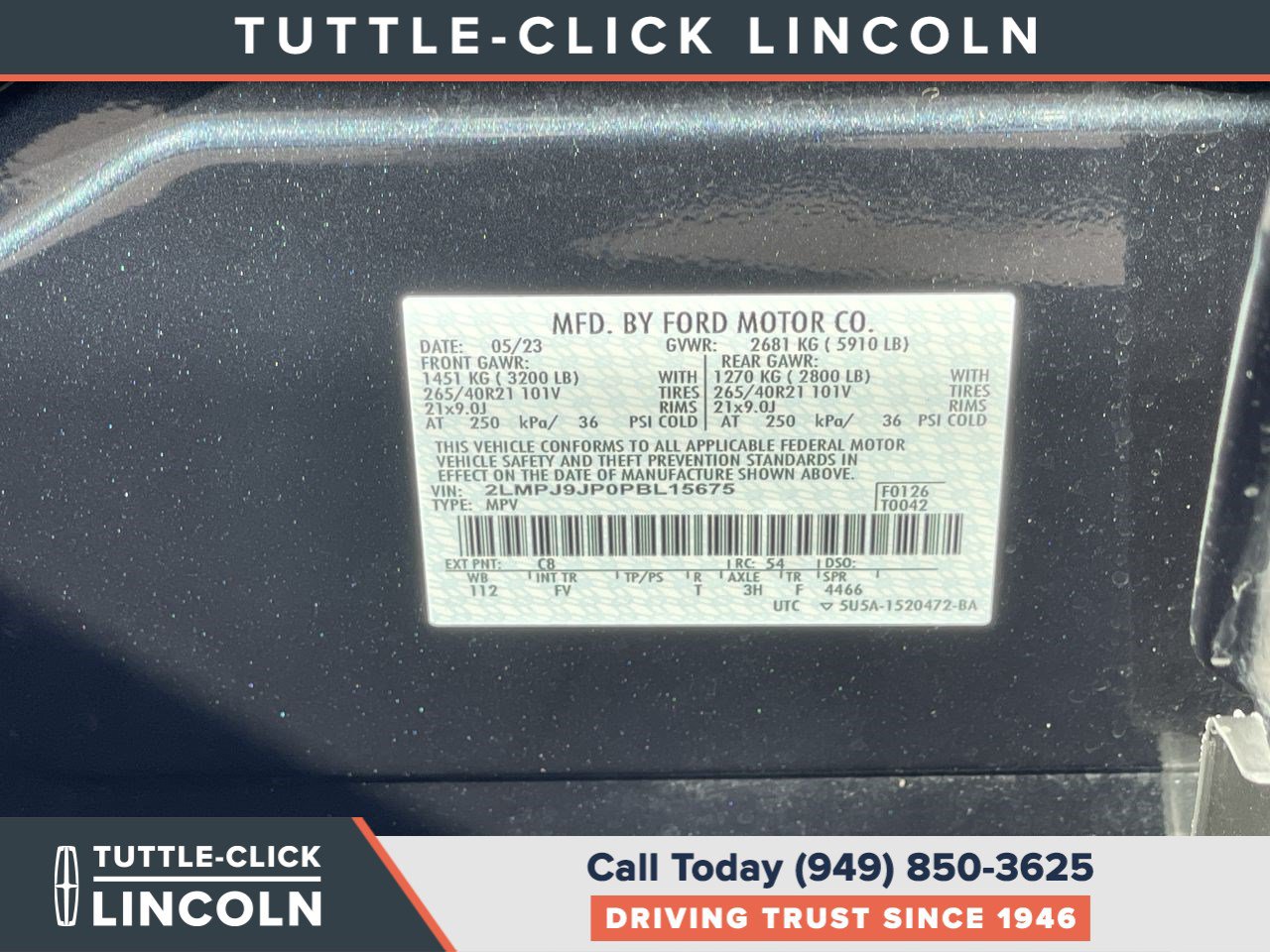 Certified 2023 Lincoln Nautilus Black Label w/ Class II Trailer Tow Package AWD/4WD image 36