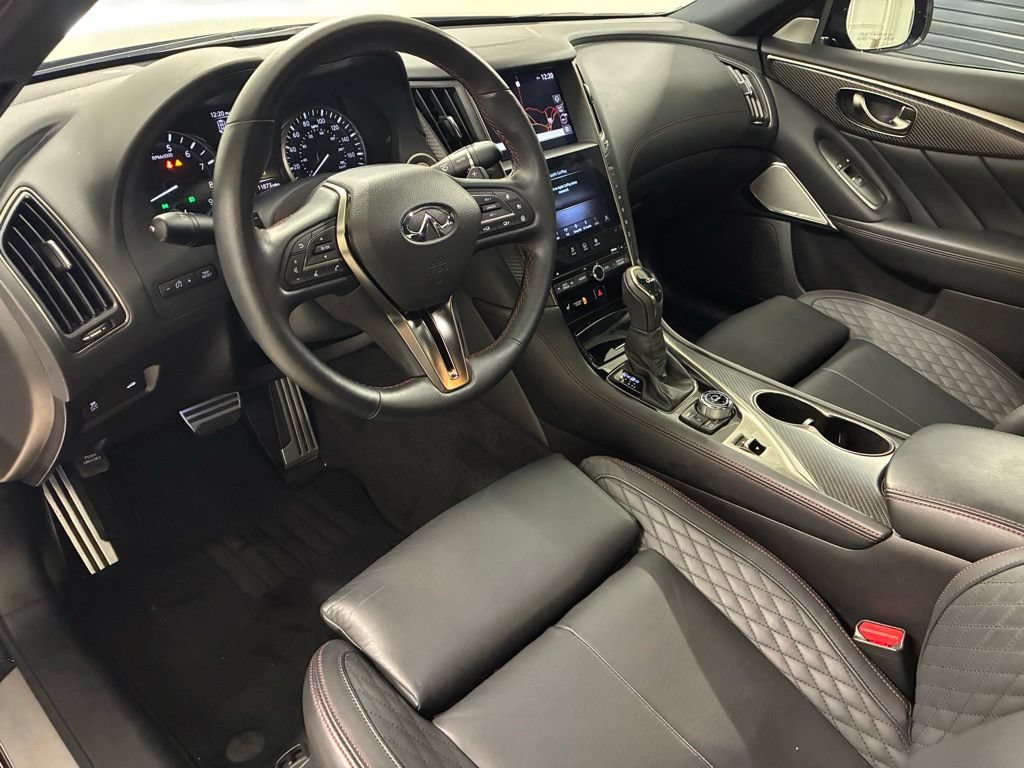 Used 2024 INFINITI Q50 Red Sport 400 w/ Black Opal Edition RWD image 4