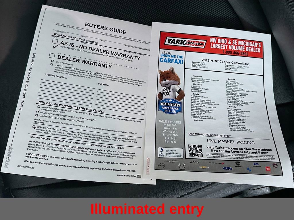 Used 2023 MINI Cooper Convertible image 14