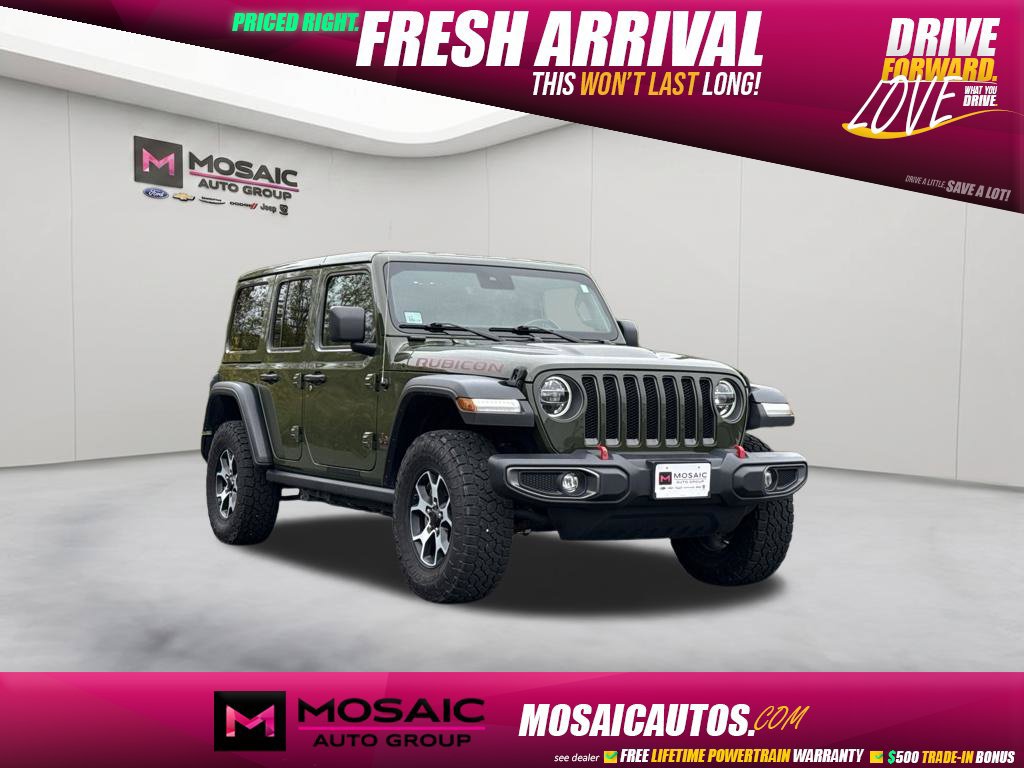 Used 2021 Jeep Wrangler Unlimited Rubicon w/ Dual Top Group AWD/4WD image 1