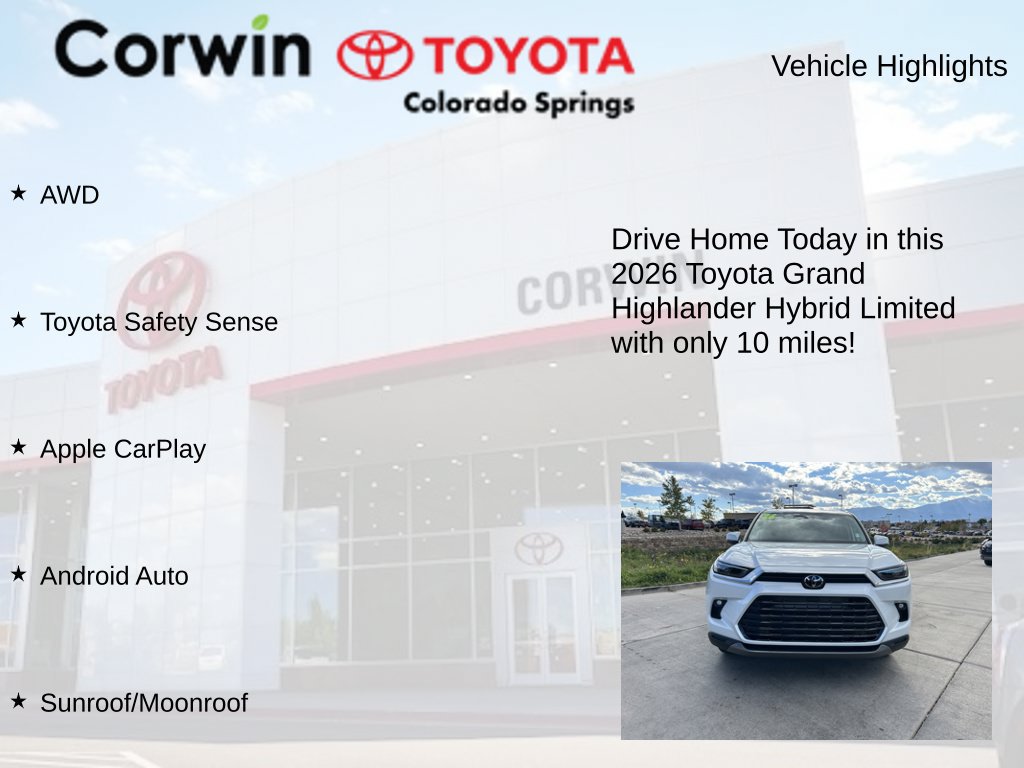 Used 2026 Toyota Grand Highlander AWD Hybrid image 8
