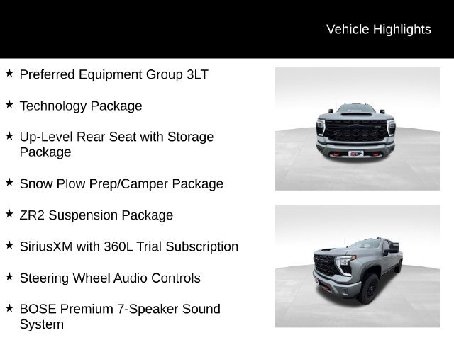 Used 2025 Chevrolet Silverado 2500 ZR2 w/ Technology Package AWD/4WD image 13