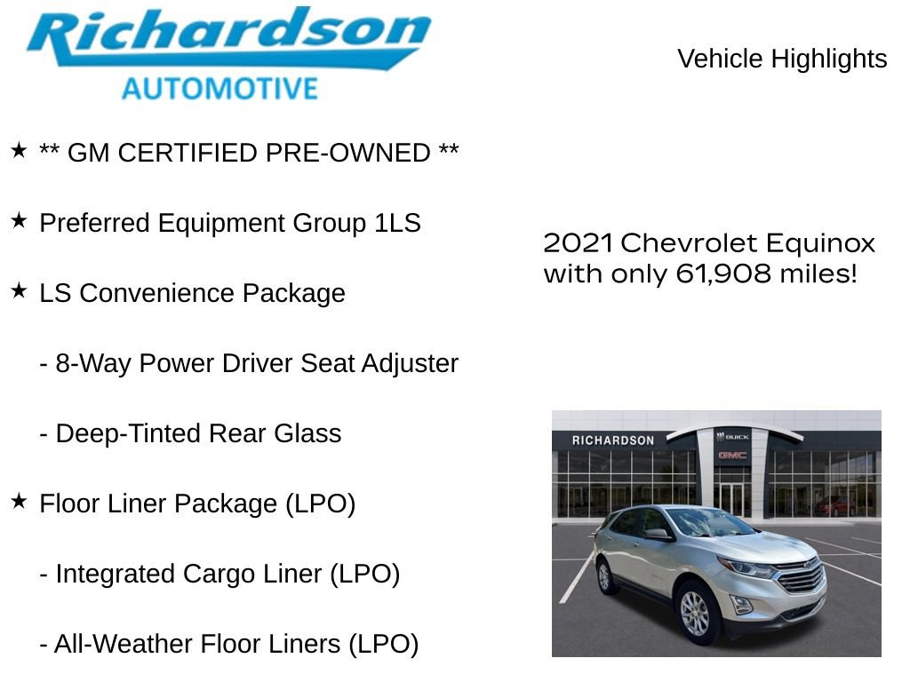 Used 2021 Chevrolet Equinox LS w/ LS Convenience Package AWD/4WD image 11