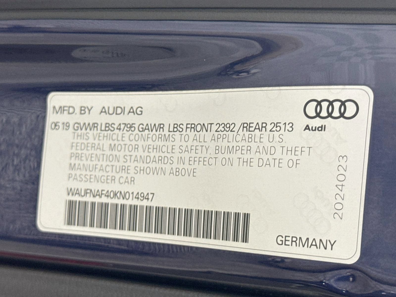 Used 2019 Audi A4 2.0T Prestige w/ Prestige Package AWD/4WD image 33