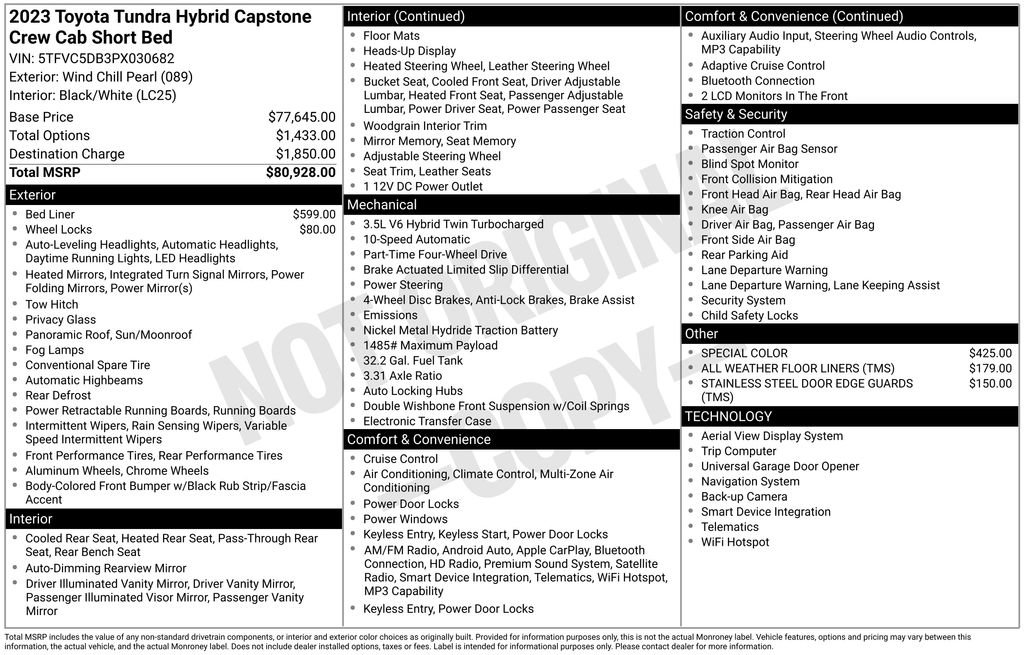 Used 2023 Toyota Tundra Capstone image 11