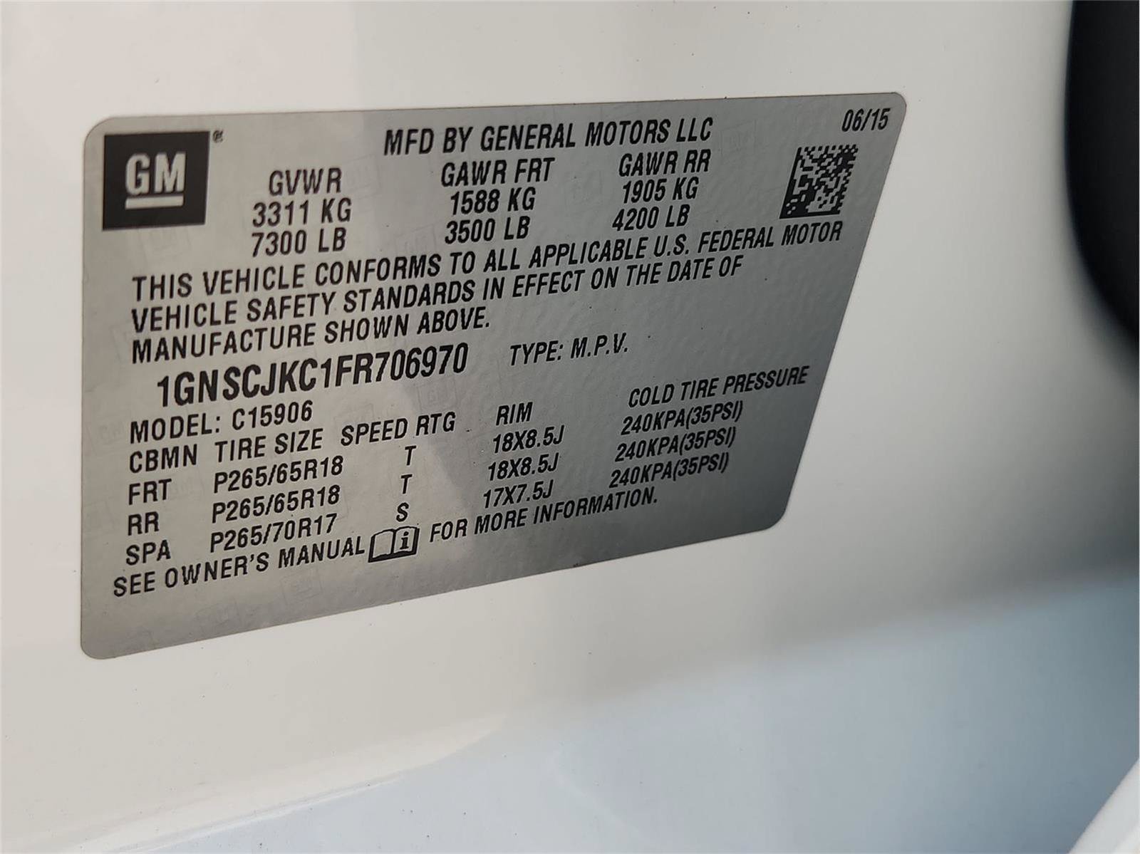 Used 2015 Chevrolet Suburban LT RWD image 32