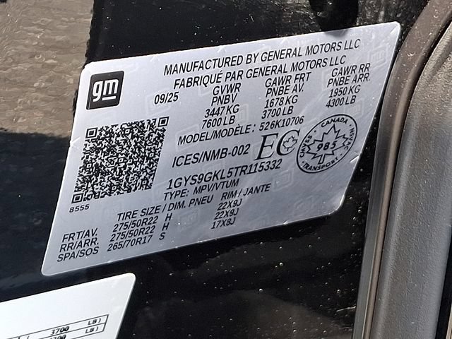 Used 2026 Cadillac Escalade Platinum Sport w/ LPO, Floor Liner Package AWD/4WD image 27