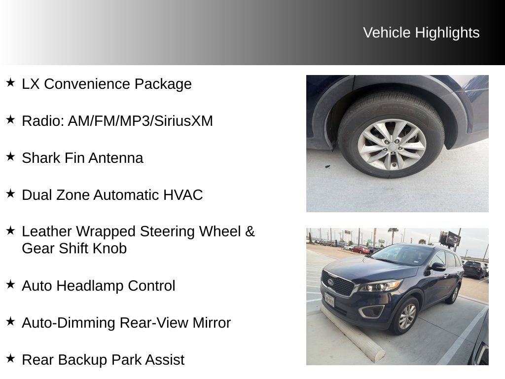 Used 2017 Kia Sorento FWD w/ LX Convenience Package image 9
