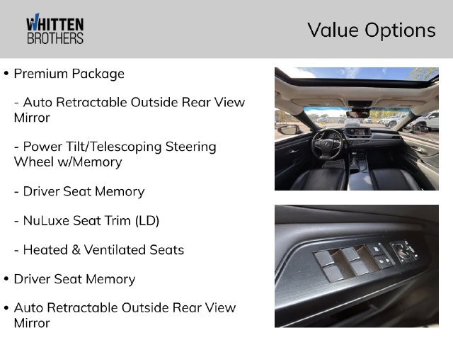 Used 2020 Lexus ES 350 w/ Premium Package FWD image 8