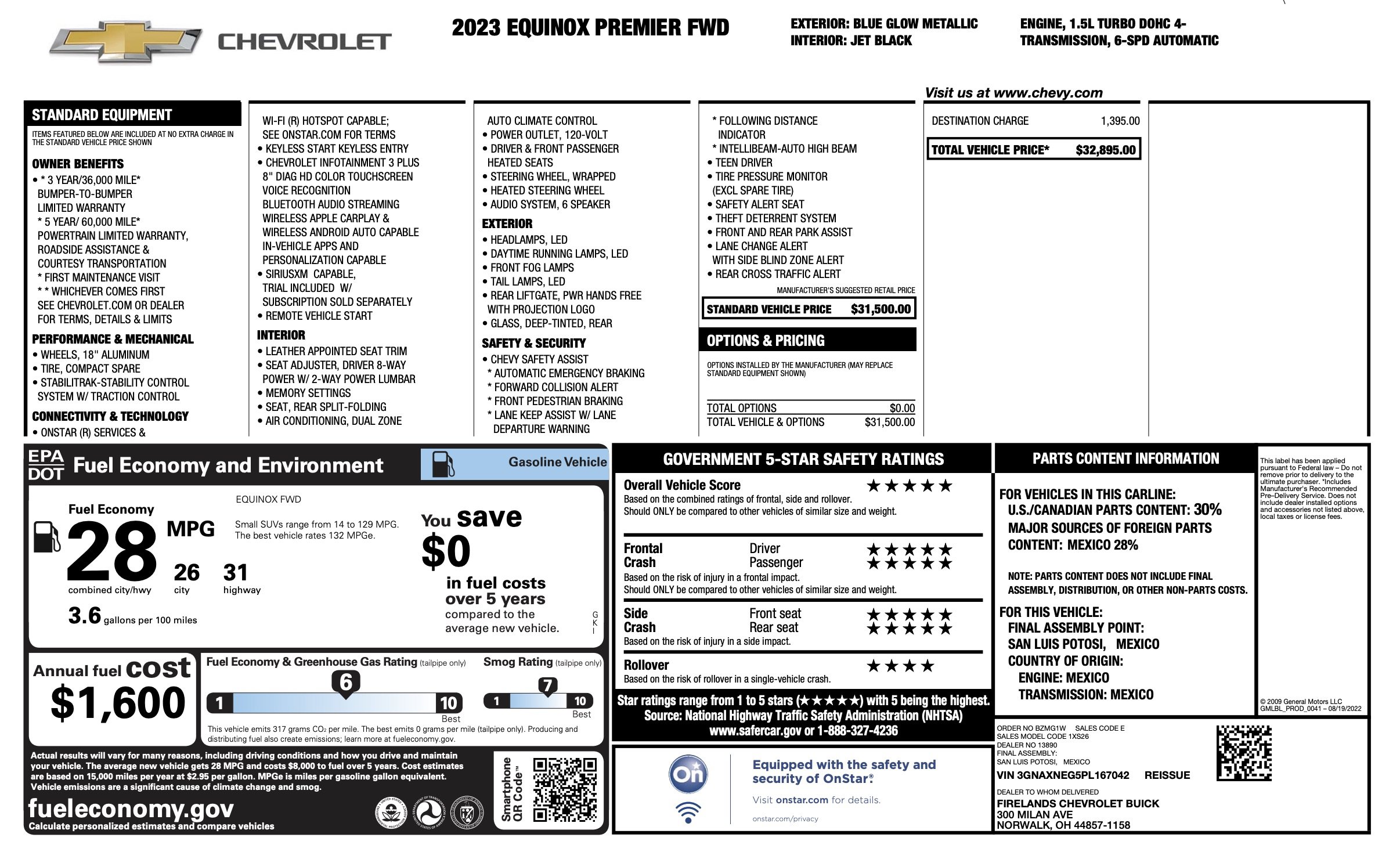 Used 2023 Chevrolet Equinox Premier FWD image 5