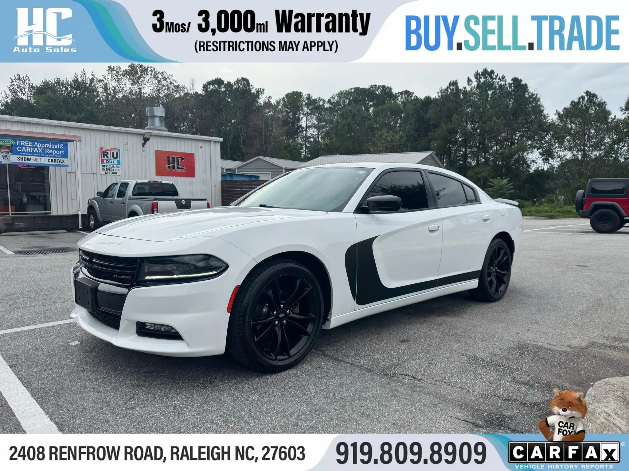 Used 2017 Dodge Charger SXT w/ Blacktop Package image 1