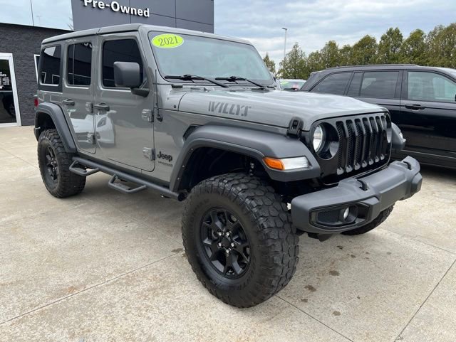 Certified 2021 Jeep Wrangler Unlimited Sport AWD/4WD image 1