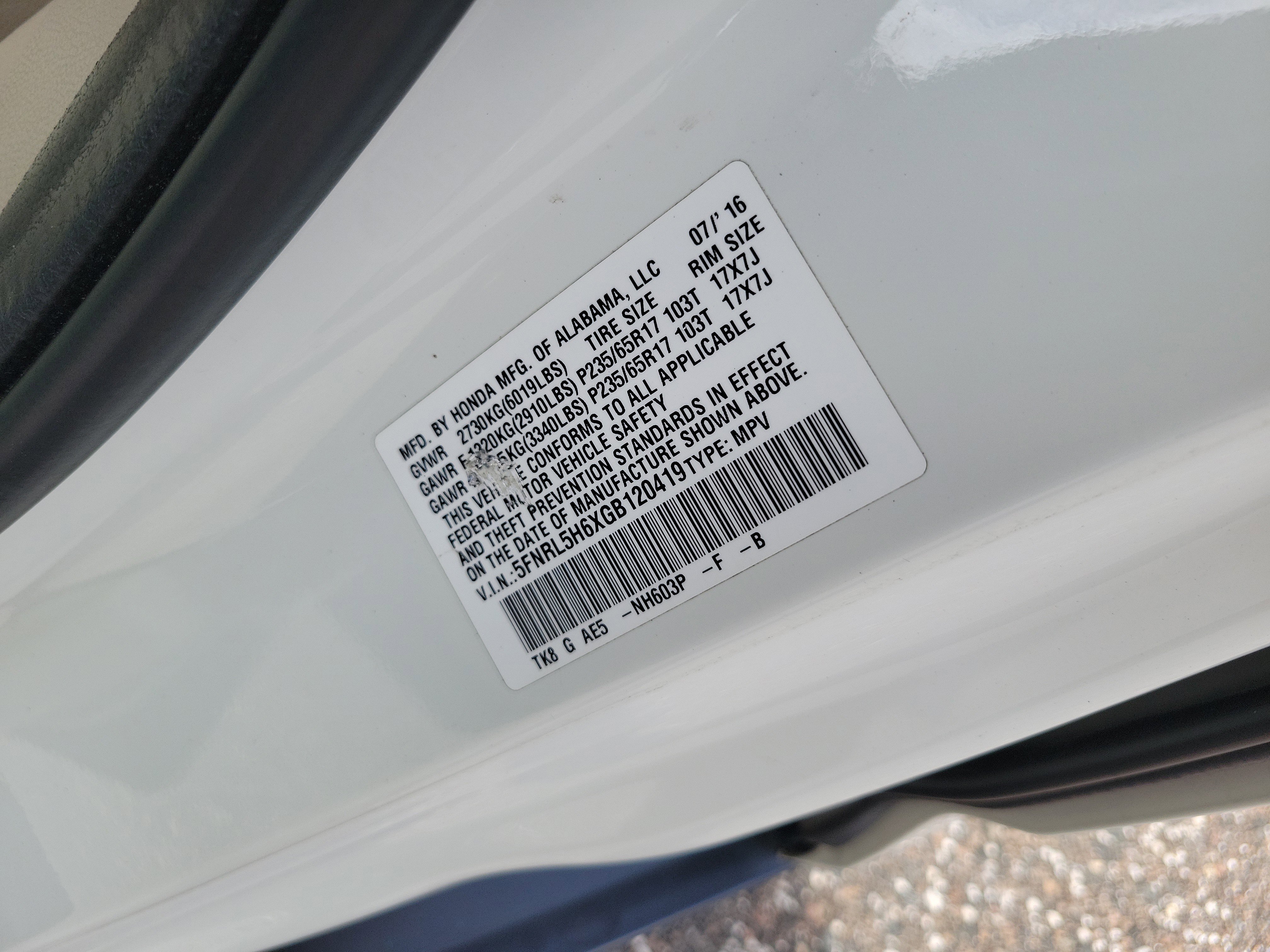 Used 2016 Honda Odyssey EX-L image 37