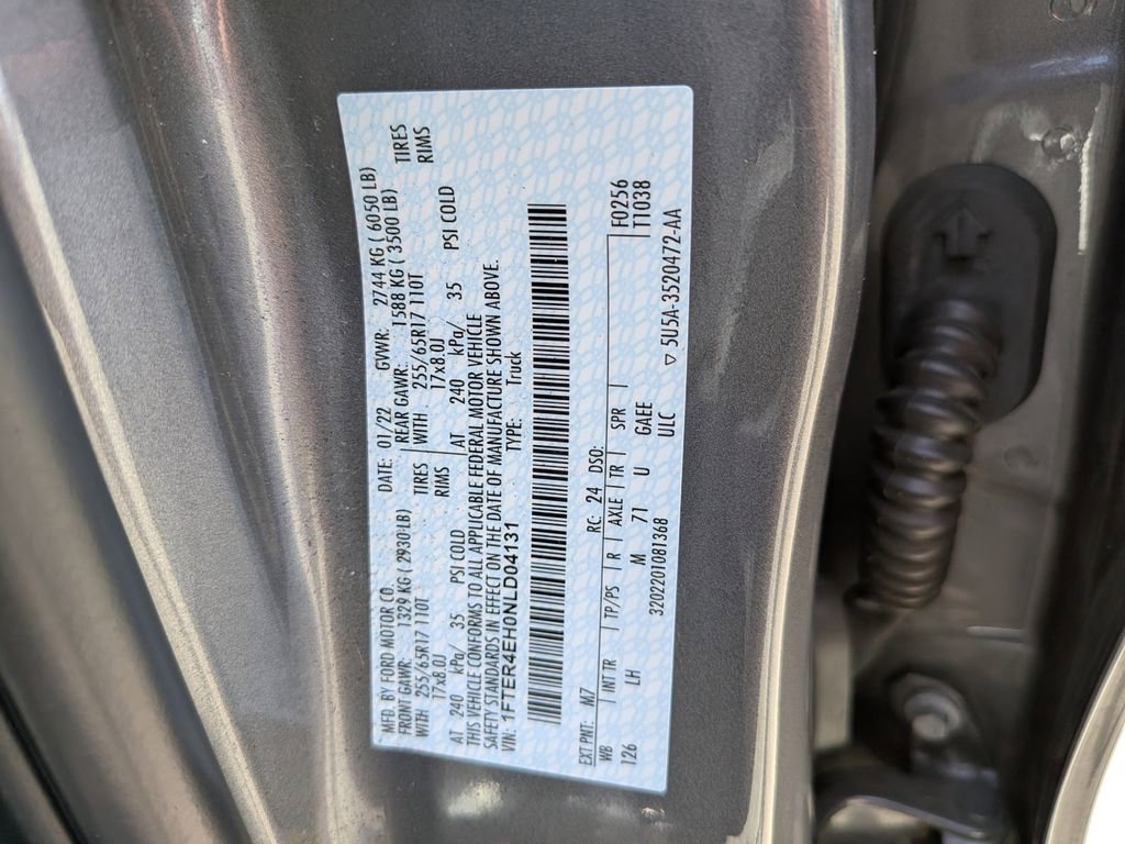 Used 2022 Ford Ranger XL w/ Equipment Group 101A High RWD image 35