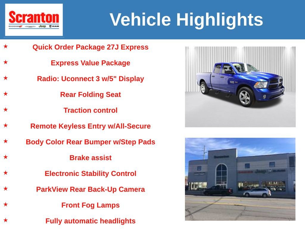 Certified 2018 RAM 1500 Express w/ Express Value Package AWD/4WD image 6