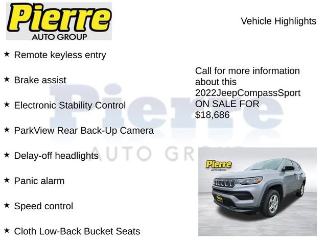 Used 2022 Jeep Compass Sport image 11