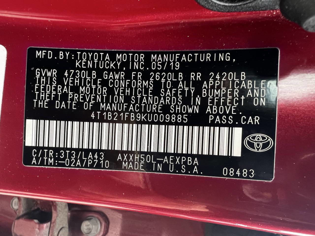 Used 2019 Toyota Avalon Limited w/ Advanced Safety Package image 25