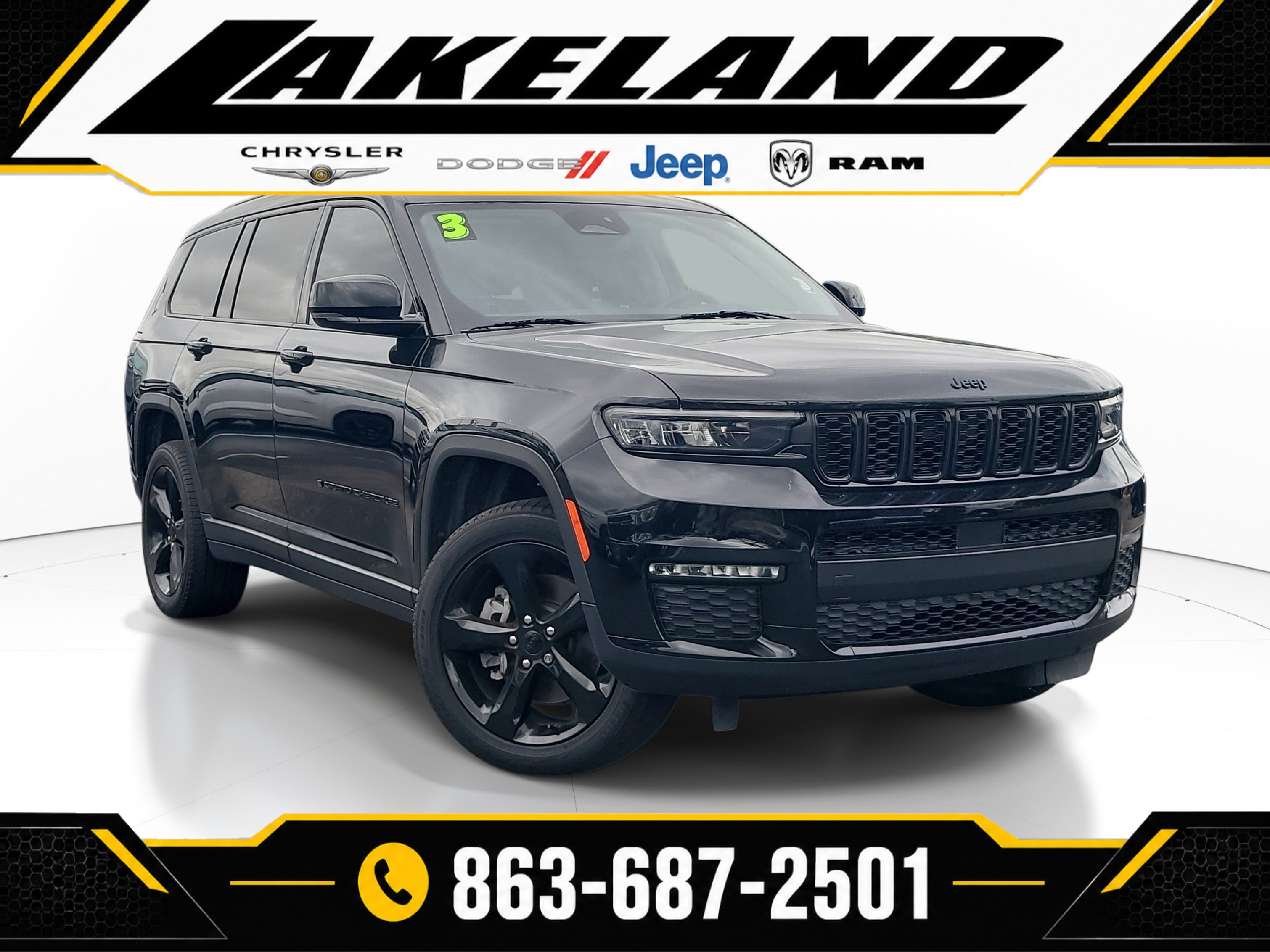 Used 2023 Jeep Grand Cherokee L Limited w/ Black Appearance Package RWD video 1