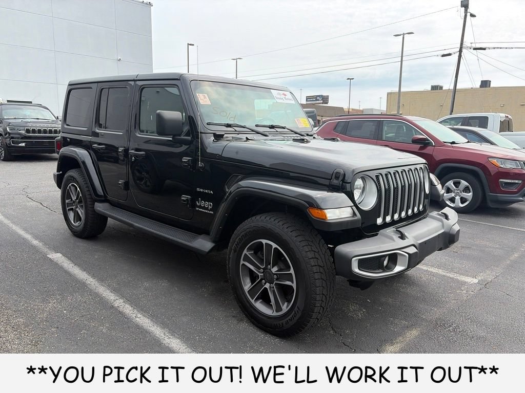 Used 2023 Jeep Wrangler Unlimited Sahara w/ Cold Weather Group AWD/4WD image 1