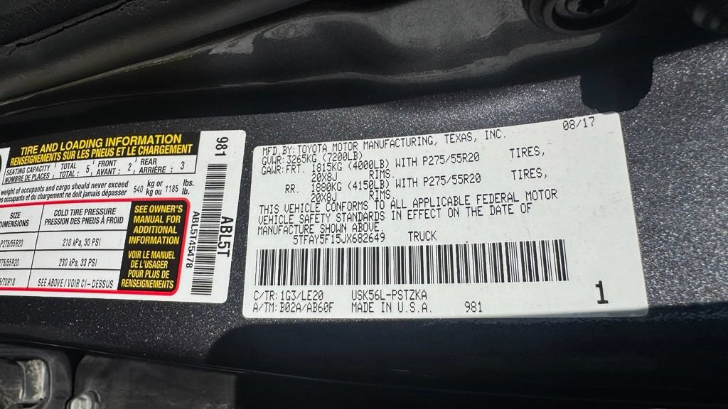 Used 2018 Toyota Tundra Platinum AWD/4WD image 23
