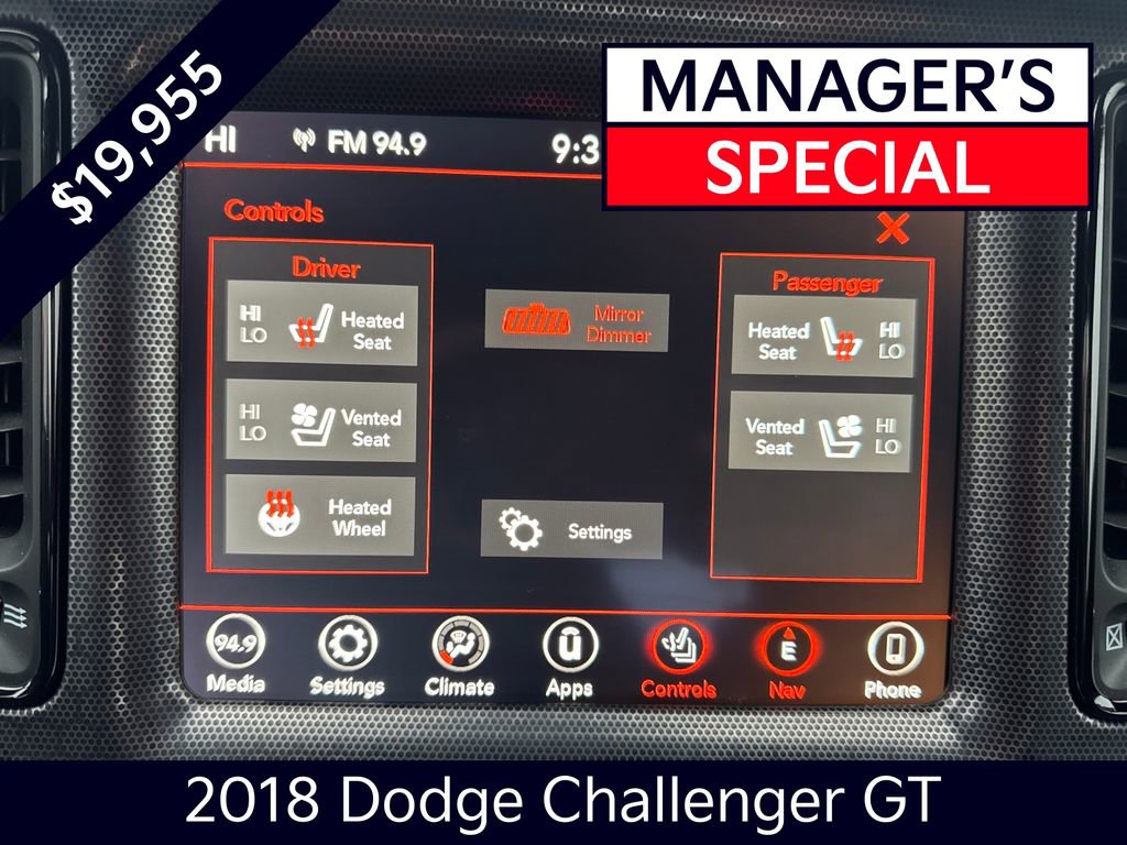Used 2018 Dodge Challenger GT w/ Driver Convenience Group image 28