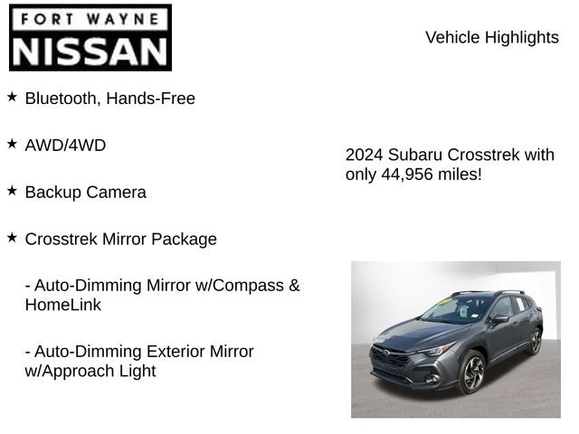 Used 2024 Subaru Crosstrek 2.5i Limited w/ Crosstrek Mirror Package image 7