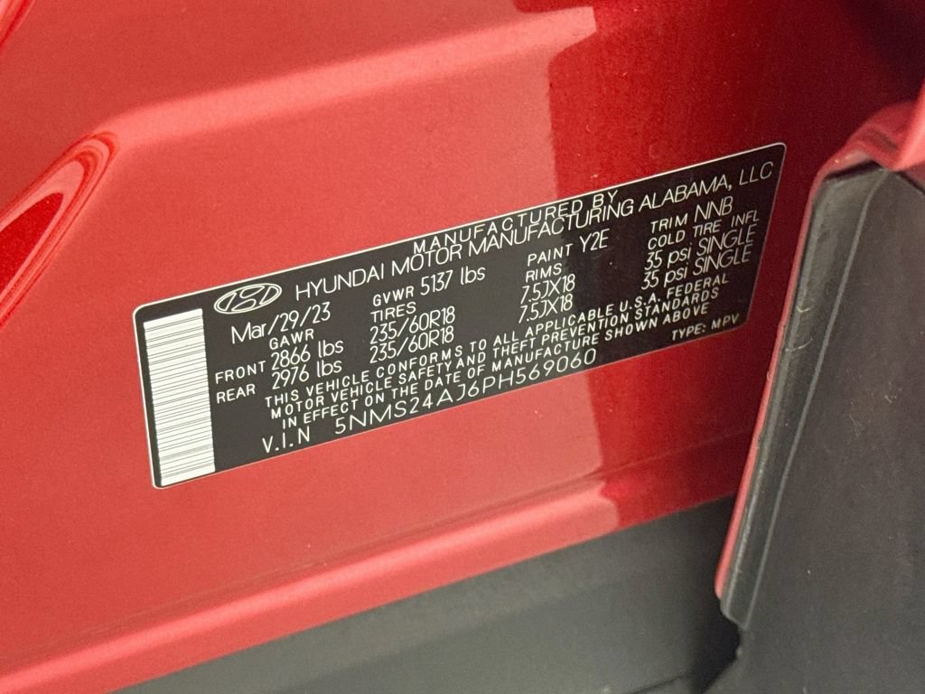 Certified 2023 Hyundai Santa Fe SEL FWD image 34