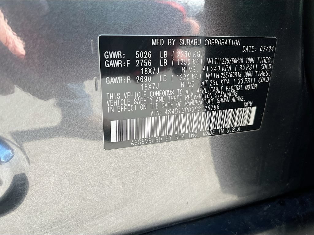 Used 2025 Subaru Outback Touring XT w/ Popular Package #2 AWD/4WD image 34