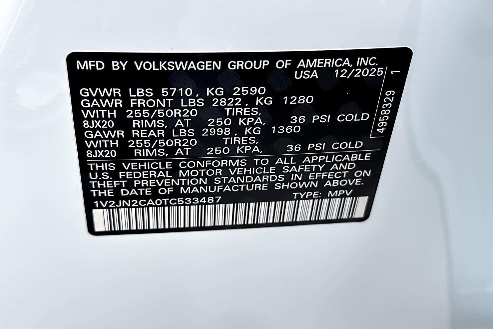 New 2026 Volkswagen Atlas SE image 27