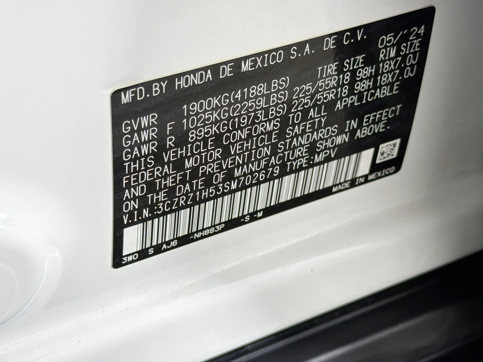 Used 2025 Honda HR-V Sport image 37