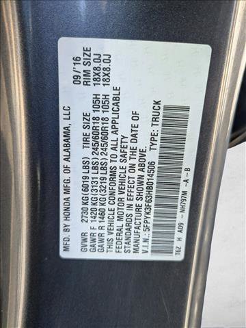 Used 2017 Honda Ridgeline RTL-T image 25