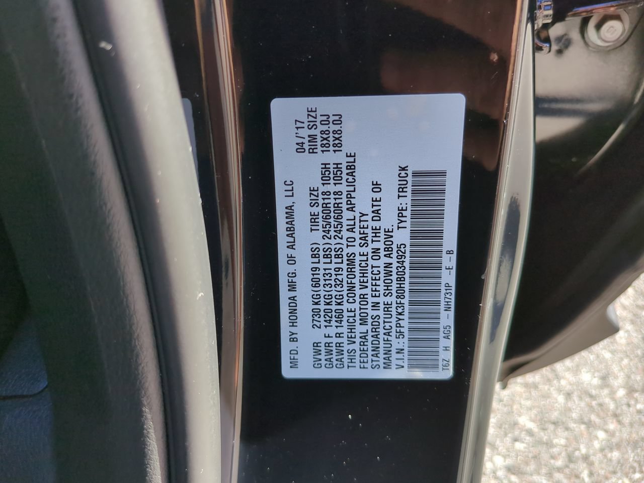 Used 2017 Honda Ridgeline Black Edition image 24