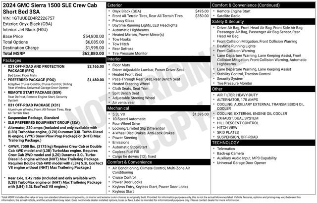 Used 2024 GMC Sierra 1500 SLE AWD/4WD image 6