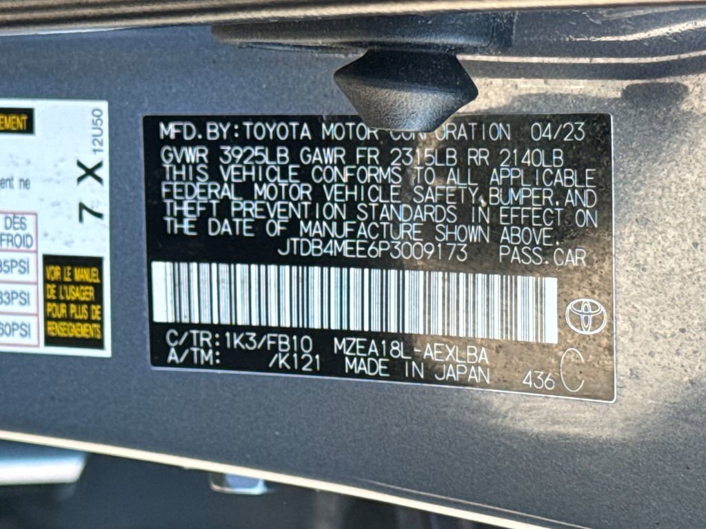 Used 2023 Toyota Corolla LE w/ Carpet Mat Package (TMS) FWD image 45