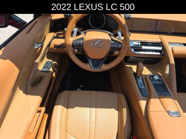 Used 2022 Lexus LC 500 Convertible w/ Touring Package RWD image 18