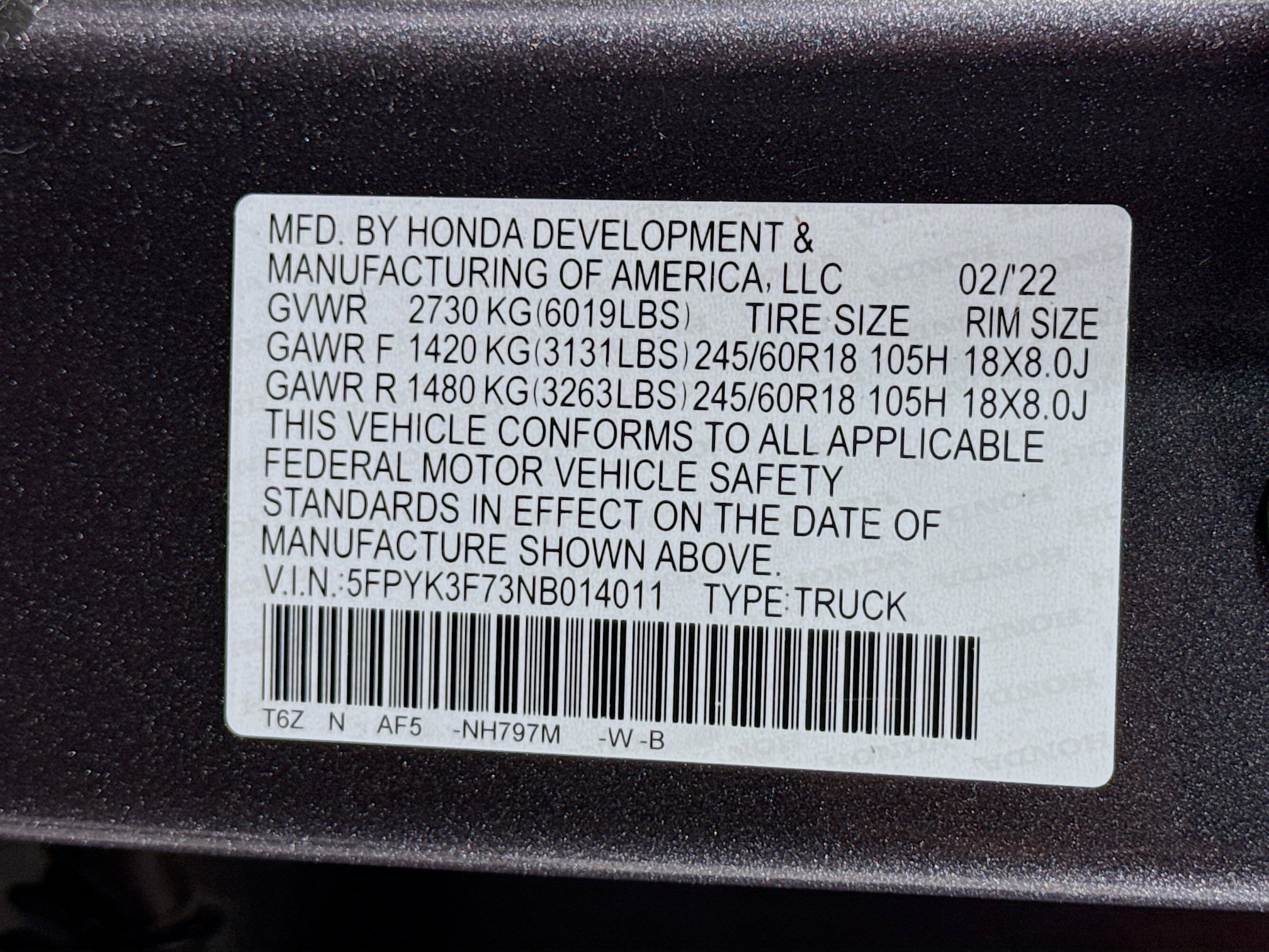 Used 2022 Honda Ridgeline RTL-E image 31