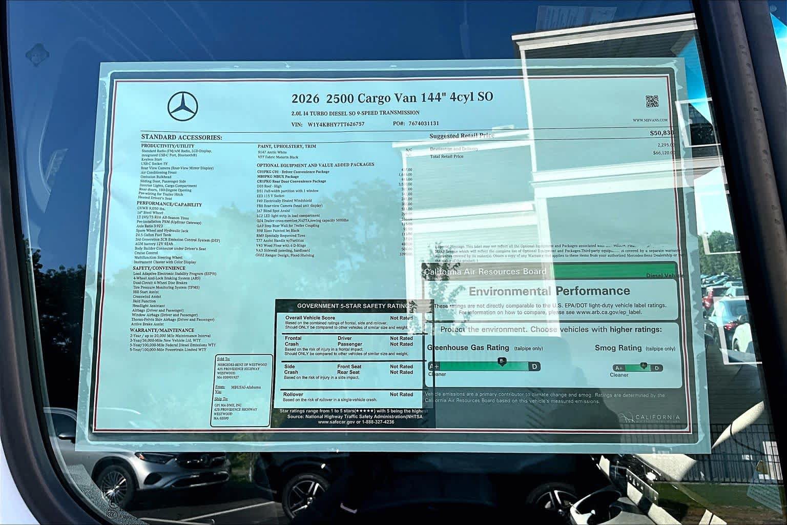 New 2026 Mercedes-Benz Sprinter 2500 image 18