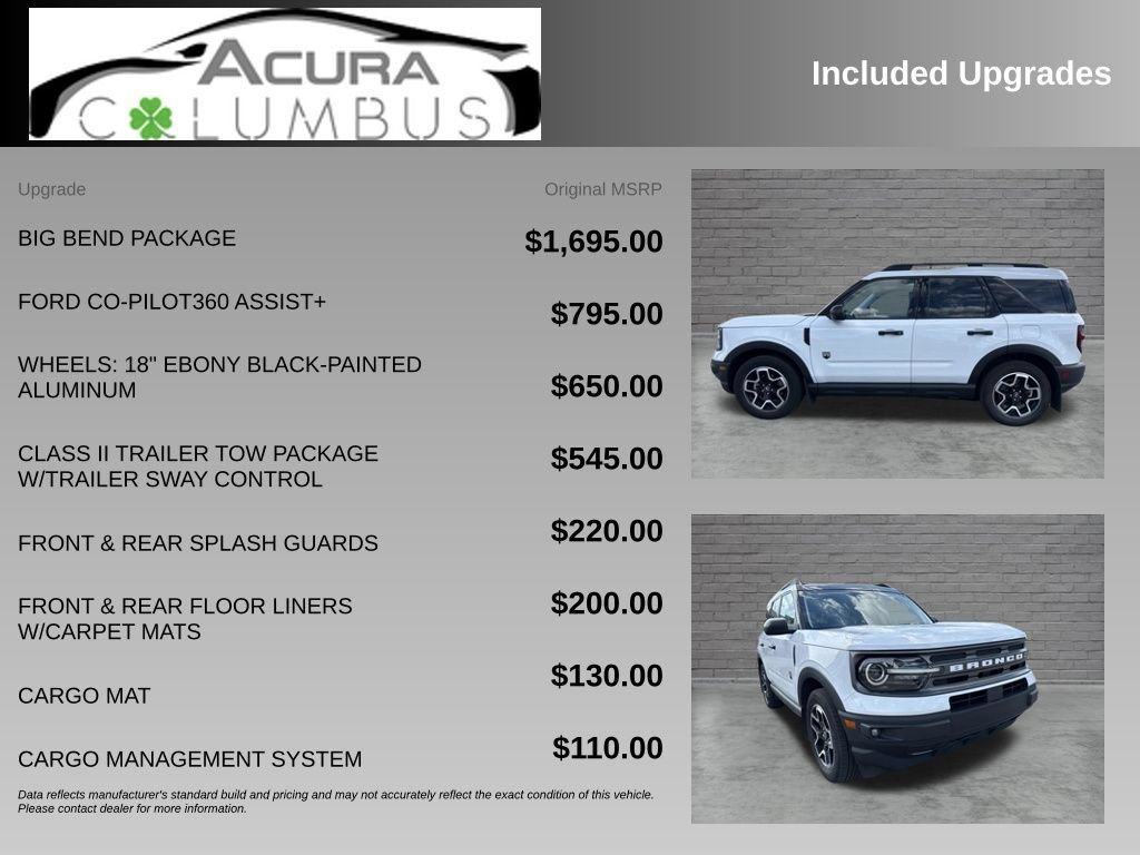 Used 2021 Ford Bronco Sport Big Bend w/ Big Bend Package AWD/4WD image 8